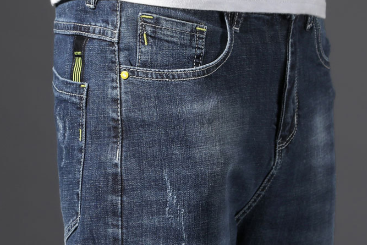 Nine Cent Jeans For Men Stretch And Trim